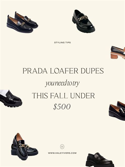 prada loafers dupes|prada leather loafers dupes.